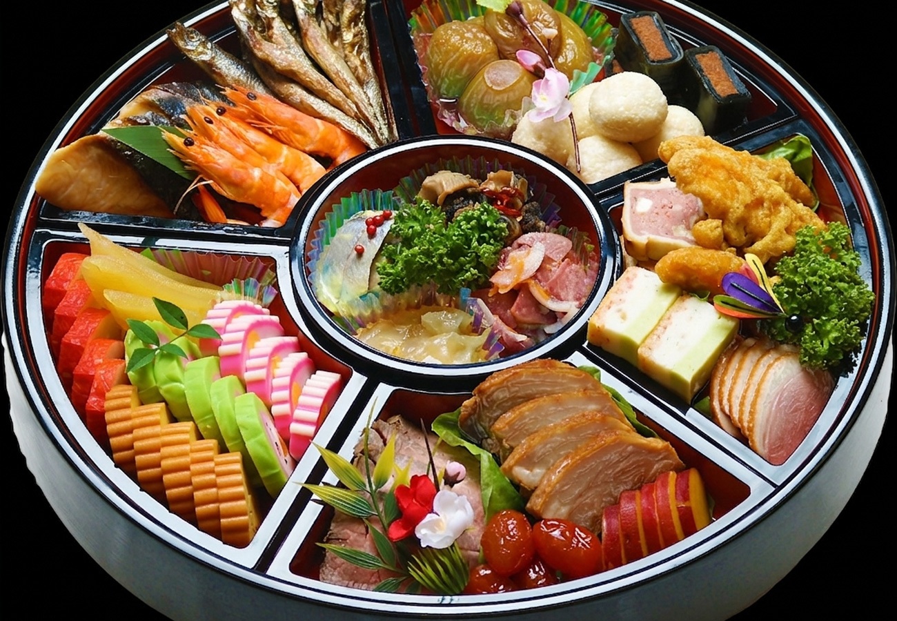 本荘グランドホテルのご会食用回転皿盛り和洋オードブルイメージ