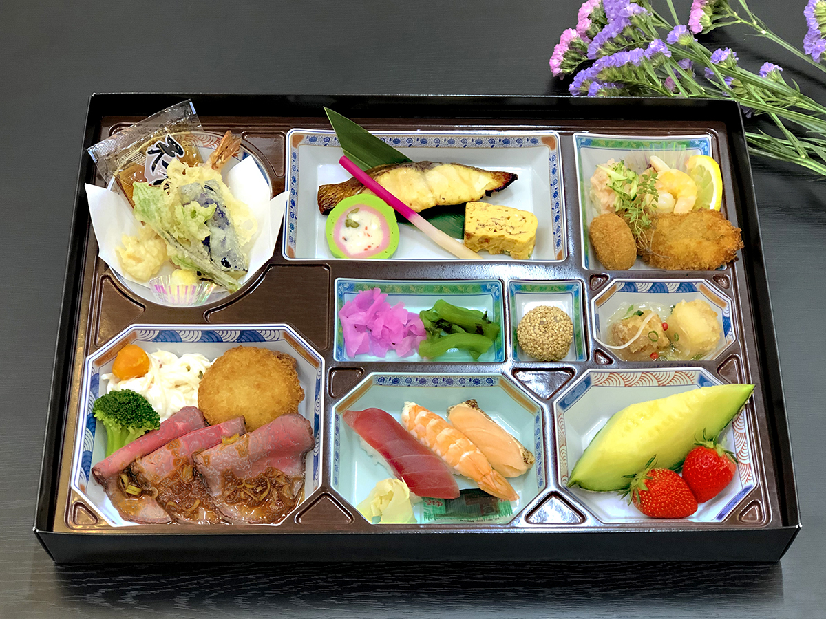 本荘グランドホテルのご法要・お斎用お手頃和洋折詰料理「真心（まごころ）