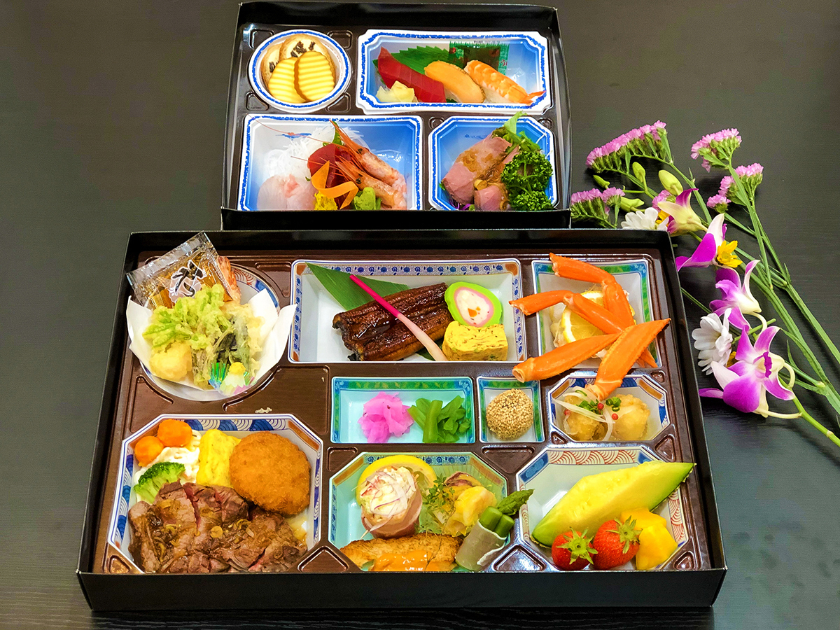 本荘グランドホテルのご法要・お斎用高级和洋折詰料理「偲ぶ（しのぶ）」